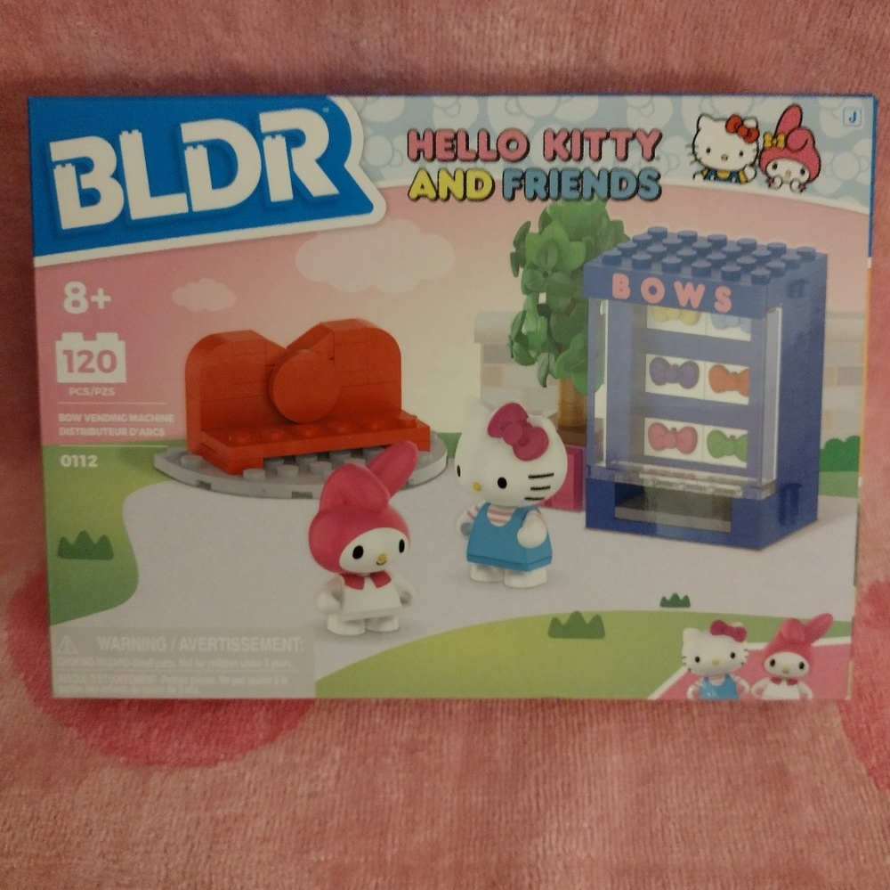 Hello Kitty & Friends BLDR Bow Dispensing Vending Machine Building Blocks Set - Picture 6 of 8